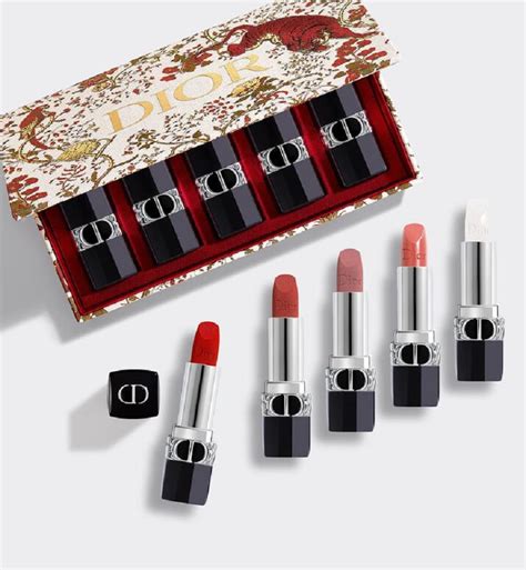 dior year of the tiger|Rouge Dior Lunar New Year set: lipsticks and lip .